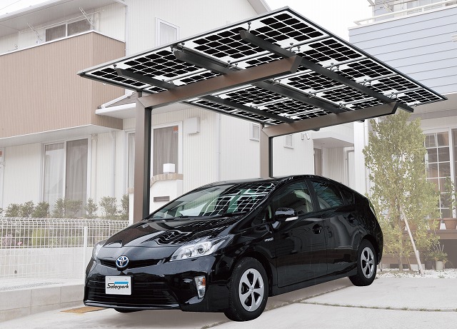 太陽電池搭載カーポート ソーラーパーク Kikukawa Citytexture